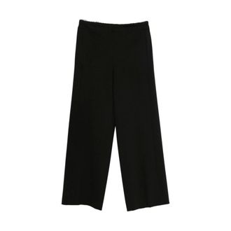 Via Masini 80 Wijde broek - Dames - Broeken - Zwart - Maat: M
