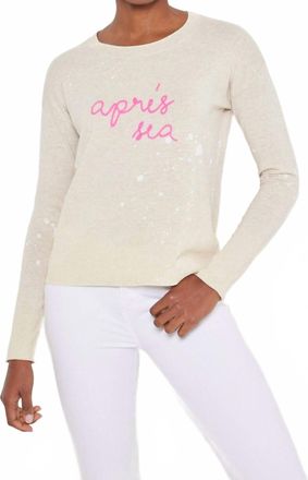 Lisa Todd Apres Sea Sweater In Almond
