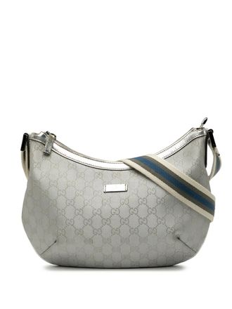 Gucci Borsa a tracolla GG Imprime Web 2000-2015 - Argento
