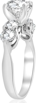 Pompeii3 Certified 3 1/2Ct Diamond Engagement Ring 14k Gold or Platinum Lab Grown Size Selectable