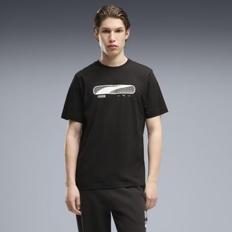 Puma T-shirt PUMA Sport Logo Play da uomo, Accessori, Nero, XXL
