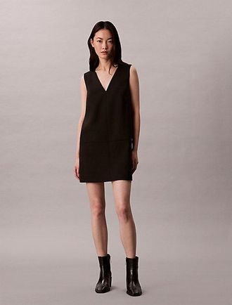 Calvin Klein Vestido Recto Corto