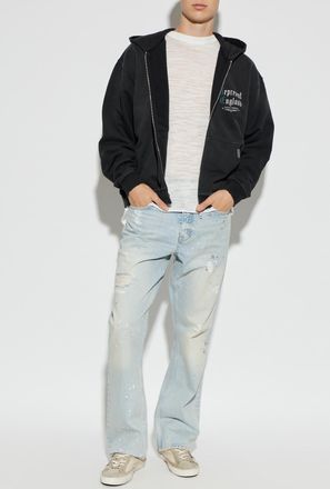 Represent Jeans With A Vintage Effect, Mens, Blue