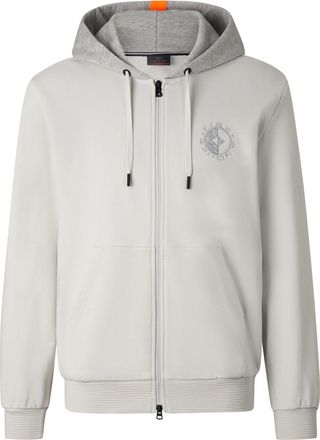 Bogner Fire + Ice Filipo jersey jacket for men - Light grey - XXL