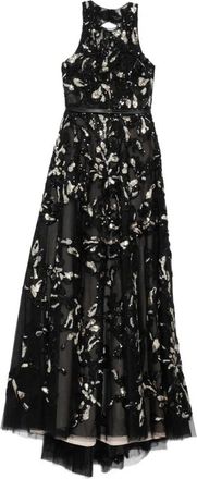 Saiid Kobeisy Embroidered Tulle Long Dress