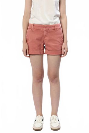 Dear John Denim Mid-Rise Hampton Shorts In Terracotta