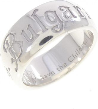 Bulgari Silver 925 Band Ring (Pre-Owned)