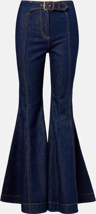 Zimmermann Luna belted flared jeans