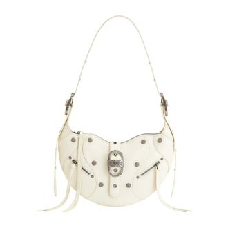JW PEI Shoulder Bags, female, White, Size: ONE SIZE Tessa Crushed Shoulder Bag