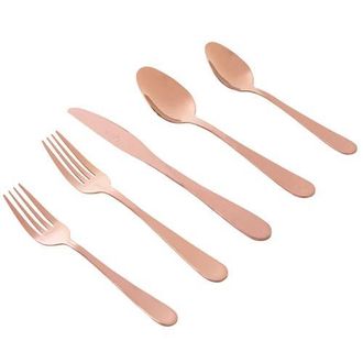 Gibson Home Stravidia 20 Piece Flatware Set Gold Stainless Steel in Metallic Gold at Nordstrom