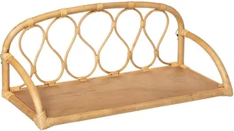 Atmosphera Atmosphera - Estanter&iacute;a Infantil De Pared &laquo;retro&raquo; - Mimbre 57 X 24 Cm Cr&eacute;ateur DInt&eacute;rieur