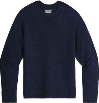 Royal Robbins Rockcraft Merino Wool Crewneck Pullover in Deep Blue Heather at Nordstrom, Size X-Large