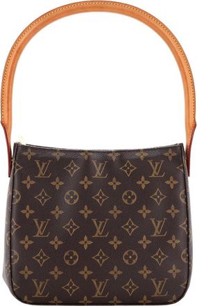 Louis Vuitton Brown Monogram Canvas Looping Mm (Authentic Pre-Loved)