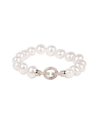 Saachi Saachi Rhodium Pearl Bracelet