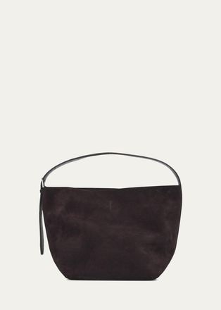 Toteme Medium Belted Suede Tote Bag