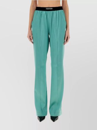 Tom Ford silk wide-leg trousers