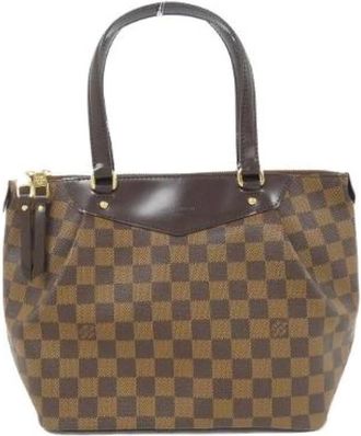 Louis Vuitton Pre-owned Handbags, female, Brown, Size: ONE SIZE Pre-owned Canvas Handbag