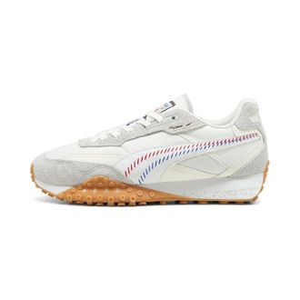Puma Blaktop Rider Premium Athletics White Brown 398196-01