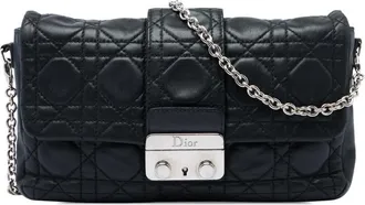 Dior Pre-owned Dior Lambskin Cannage New Lock Pouch Ladies 1KOKFJWTD2QHYTF5