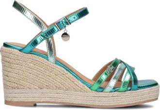 Mexx Schoenen, Dames, Groen, 41 EU, Leer, Noemi Pakina Sandalen