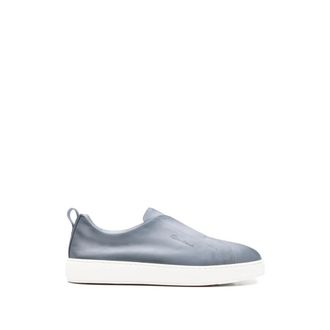 Santoni Victory Sneaker - male - Santoni - Sneakers - Blue - 8 UK - Shoes