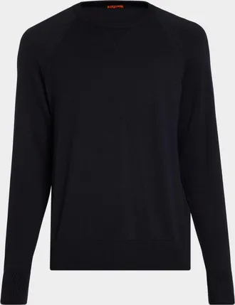 Barena Men & apos;s Giego Merino Wool Raglan Sleeve Sweater