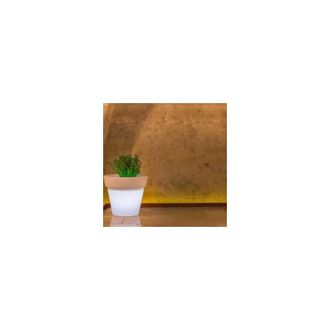Monacis Vaso Gemma Top Bright Led Multicolor Con Bater&iacute;a Y Solar En Pol&iacute;mero Monacis - &Oslash; 110 Cm - 95 H