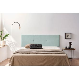 Moonia Cabecero Tapizado Alma Acualine 90x50x5 Cm - Verde Agua Moonia