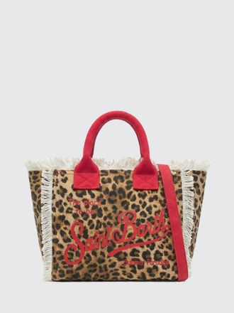 MC2 Saint Barth Borsa Colette in canvas di cotone con logo