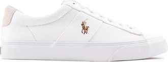 Polo Ralph Lauren Clean Court Sneakers - Heren - Sneakers - Beige - 42 EU - Schoenen