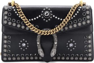 Gucci Dionysus Bag Studded Leather Small shoulder bag - Zwart
