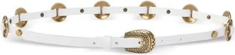 Pinko Cintura con borchie - Bianco