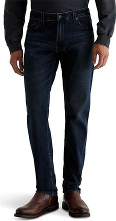 AG - Adriano Goldschmied Tellis Modern Slim Jean Mens Jeans Bishop : 33 34, Cotton/Denim/Polyamide