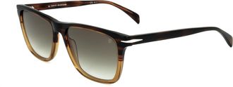 David Beckham Mens 55 mm Brown Sunglasses