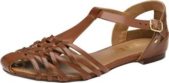 Ravel Etter Womens Sandals 5 UK Tan Burnished Leather