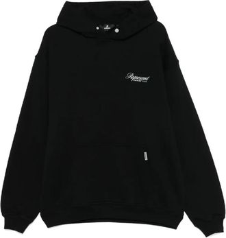 Represent Represent, Hoodies & sweatvesten, Heren, Zwart, XL, Katoen, Owners Club Script Hoodie