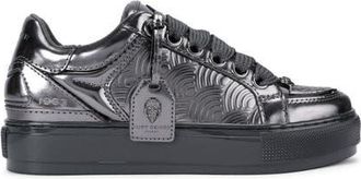 Kurt Geiger Southbank Tag Platform Sneaker in Silver at Nordstrom, Size 6.5Us