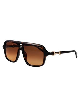 Gucci GG2052S Havana Acetate Sunglasses - Brown