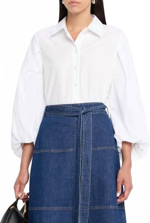 Tanya Taylor Marina Top In Optic