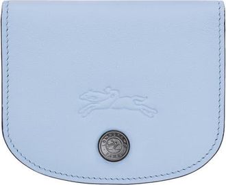 Longchamp Le Pliage Xtra Leather Flap Card Case in Wave at Nordstrom