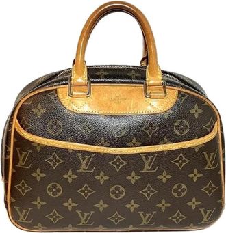 Louis Vuitton Pre-owned Handbags, female, Brown, Size: ONE SIZE Pre-owned Trouville Monogram Handbag