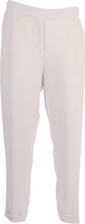 P.A.R.O.S.H. Relaxed Fit Cuffed Cropped Straight-Leg Pants