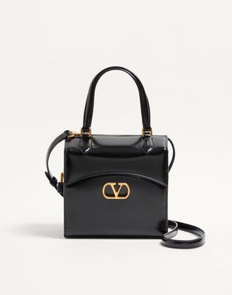 Valentino Garavani Valentino Garavani Vain-Case Bowling Bag In Shiny Calfskin Wo