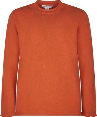 Comme Des Gar&ccedil;ons Comme des Garcons T-shirts en polos - Heren - Ronde hals truien - Oranje - XL - Truien & Vesten