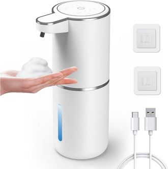 OEM Distribuidor De Jab&oacute;n - Sin Contacto - 380 Ml - Ip54 - Recargable Por Usb - Para Cocina Y Ba&ntilde;o - 1 Unidad