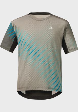 Sch&ouml;ffel Radtrikot SCH&Ouml;FFEL Shirt Valbella M, Herren, Gr. 56, grau (9830, grau), Oberstoff : 90% Polyester 10% Elasthan Oberstoff R&uuml;ckteil: 77% Polyester 18% L