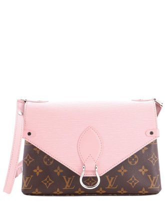 Louis Vuitton Saint Michel Handbag Monogram And Epi (Authentic Pre-Loved)