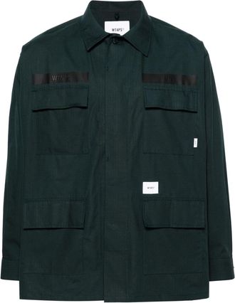 Wtaps Cargo Pocket Cotton Shirt - Mens - Cotton