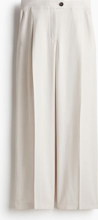 H&M Weite Twillhose - Brown