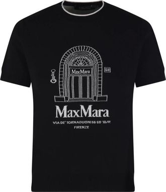 Max Mara Mujer, Camisetas, Negro, Talla: XS